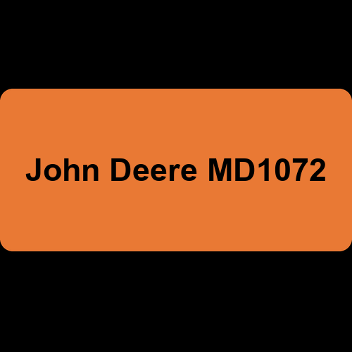 John Deere MD1072